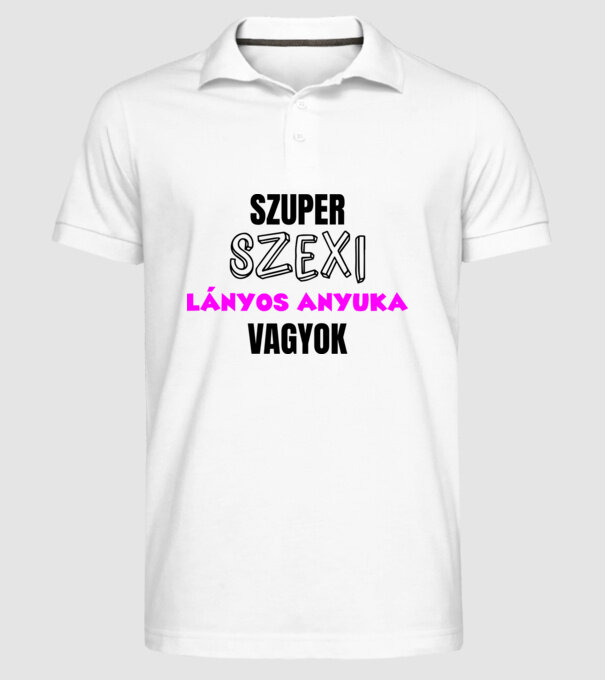  minta fehér pólón