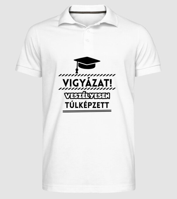  minta fehér pólón