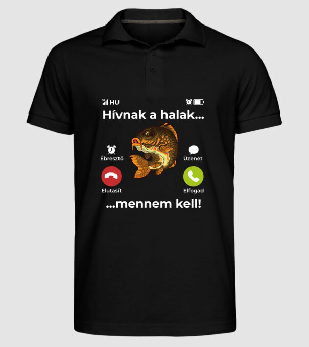  minta fekete pólón