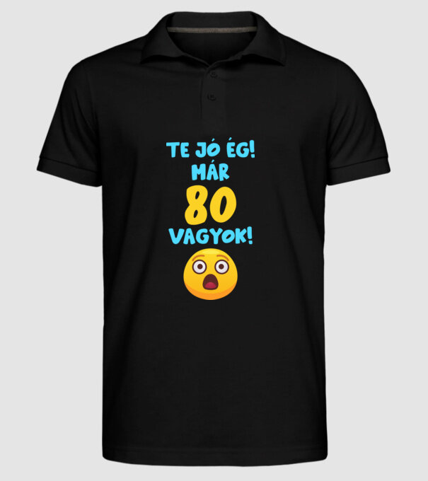  minta fekete pólón