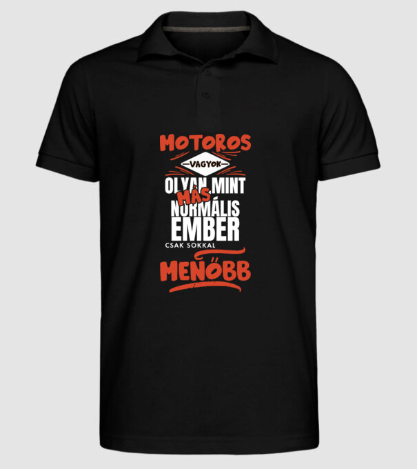  minta fekete pólón