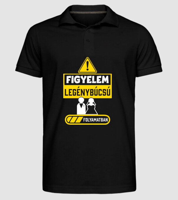  minta fekete pólón