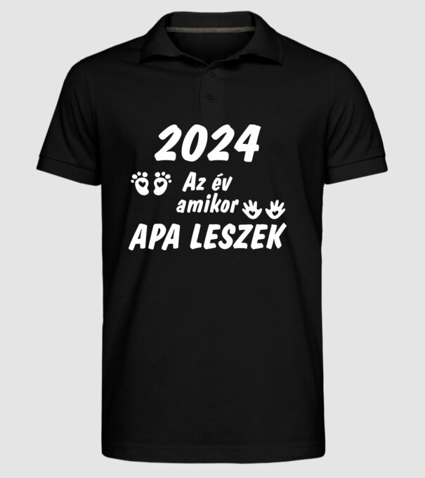  minta fekete pólón