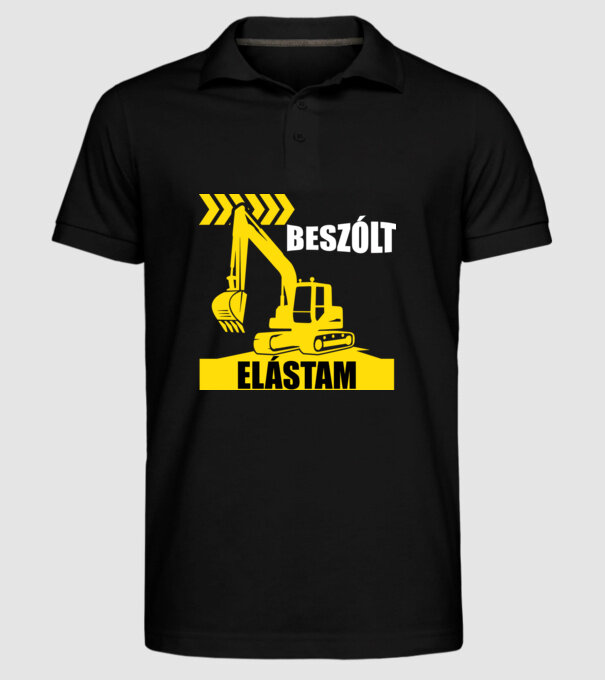  minta fekete pólón