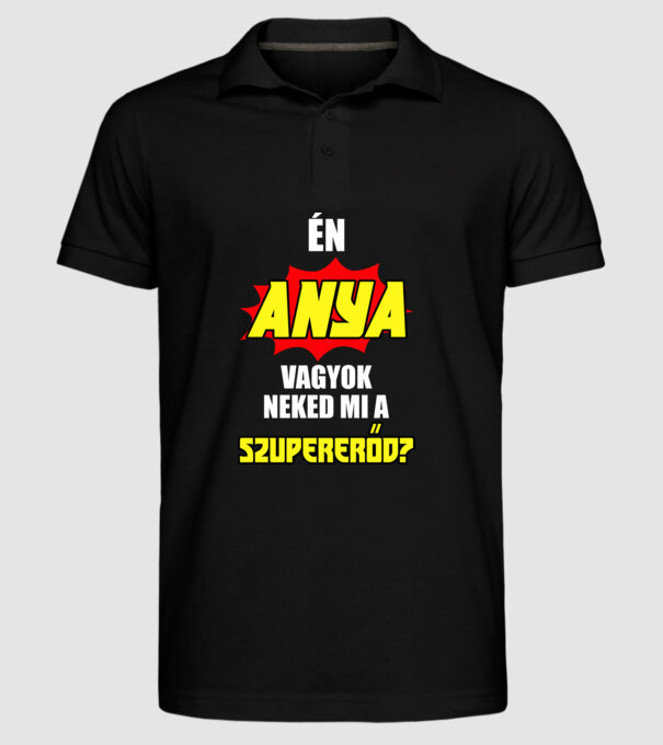  minta fekete pólón