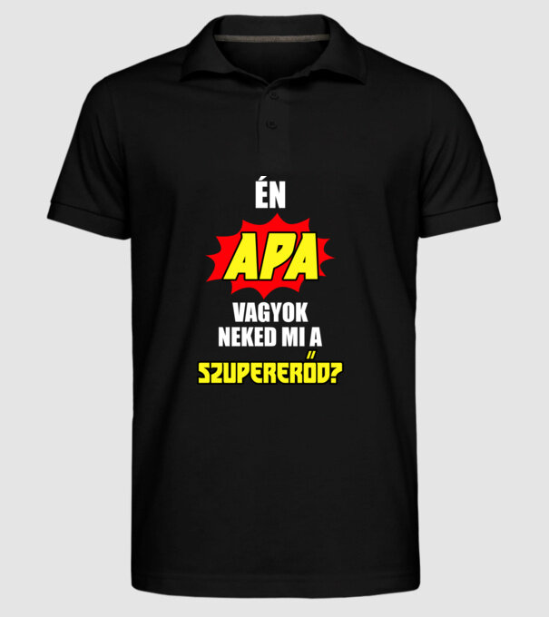  minta fekete pólón
