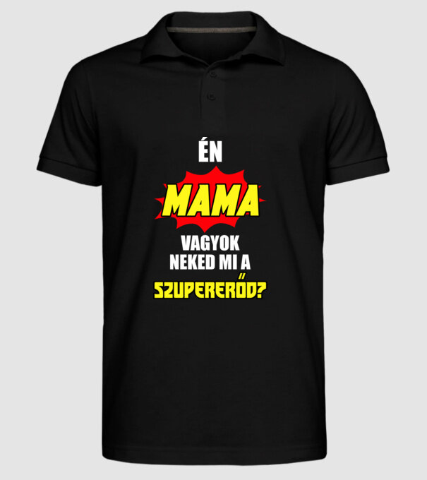  minta fekete pólón
