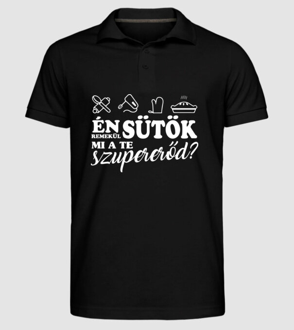  minta fekete pólón