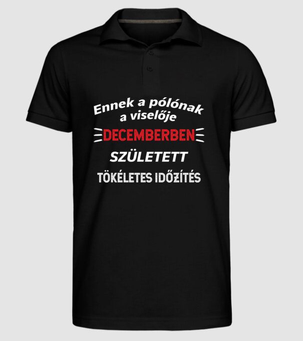  minta fekete pólón