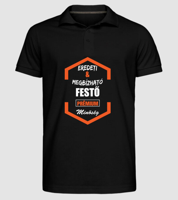  minta fekete pólón