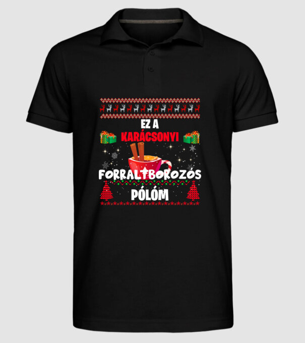  minta fekete pólón