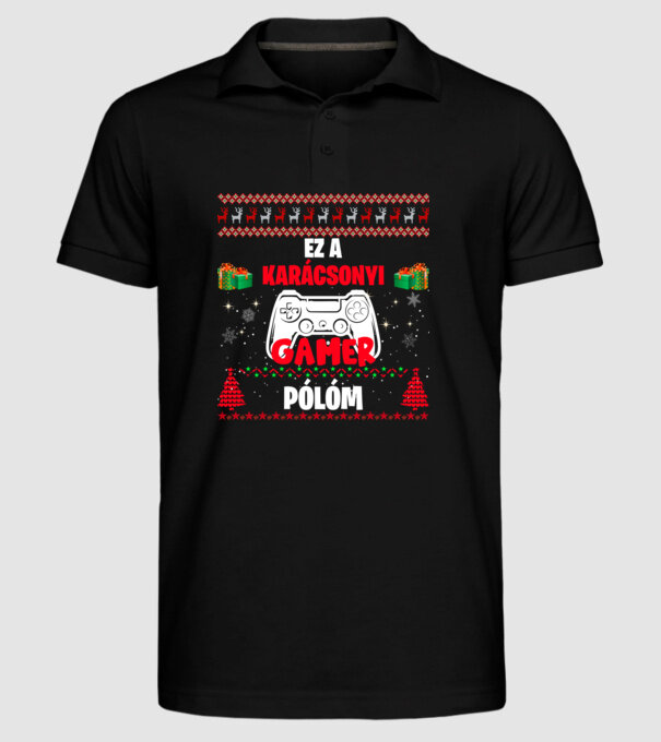  minta fekete pólón