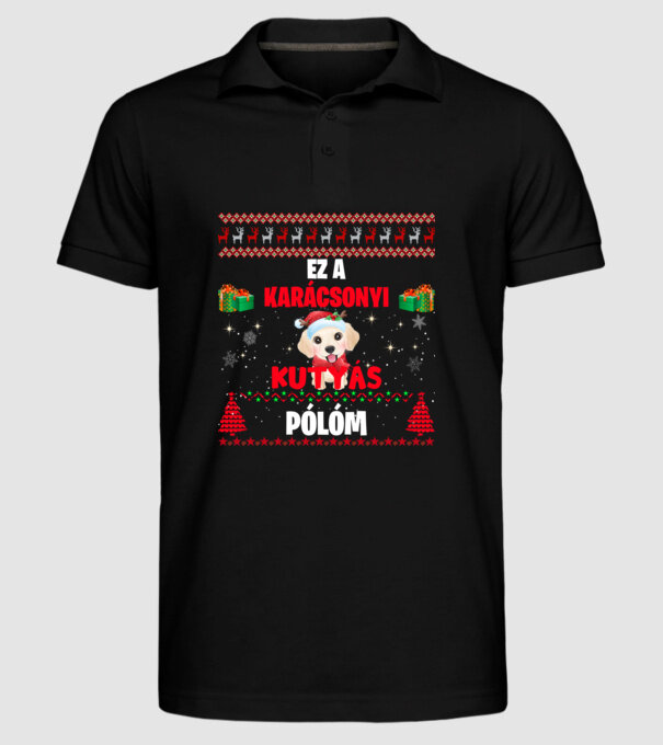  minta fekete pólón