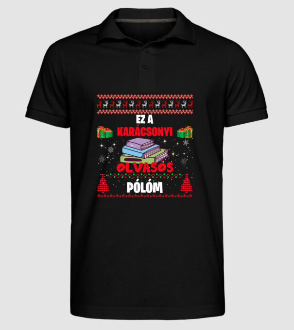  minta fekete pólón