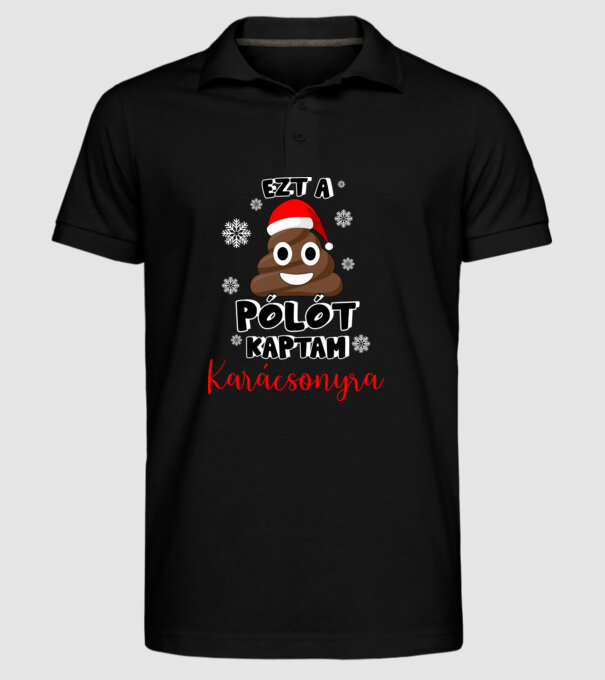  minta fekete pólón