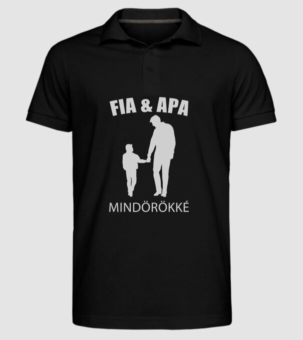  minta fekete pólón