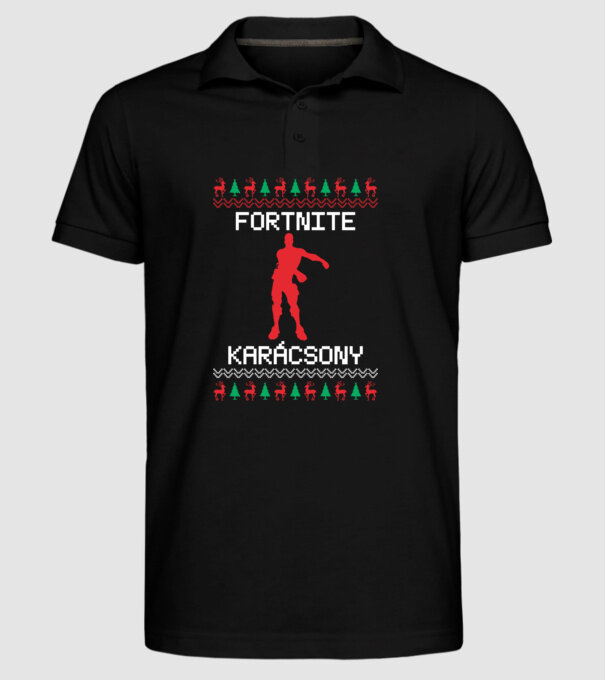  minta fekete pólón