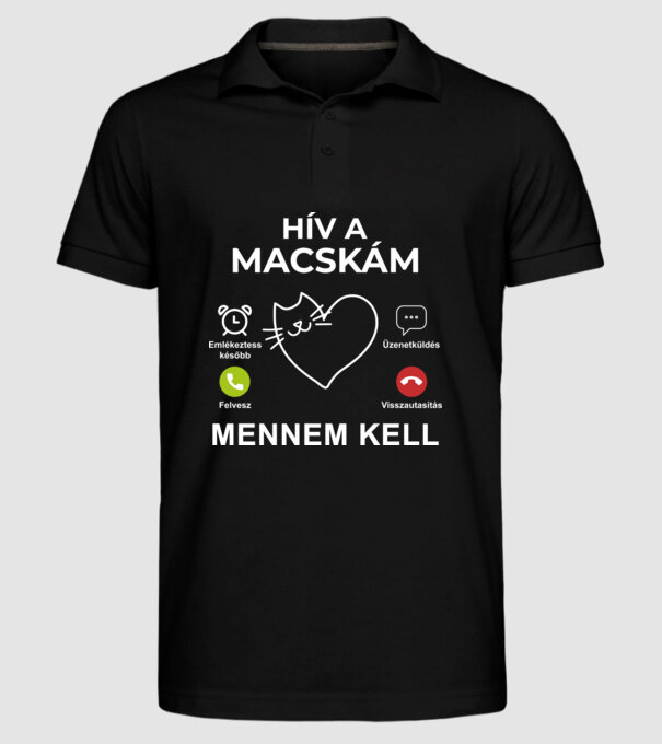  minta fekete pólón