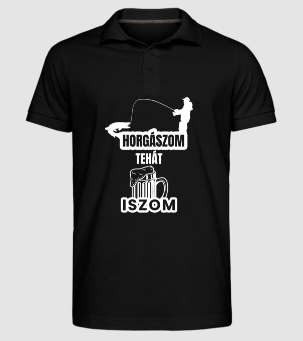  minta fekete pólón