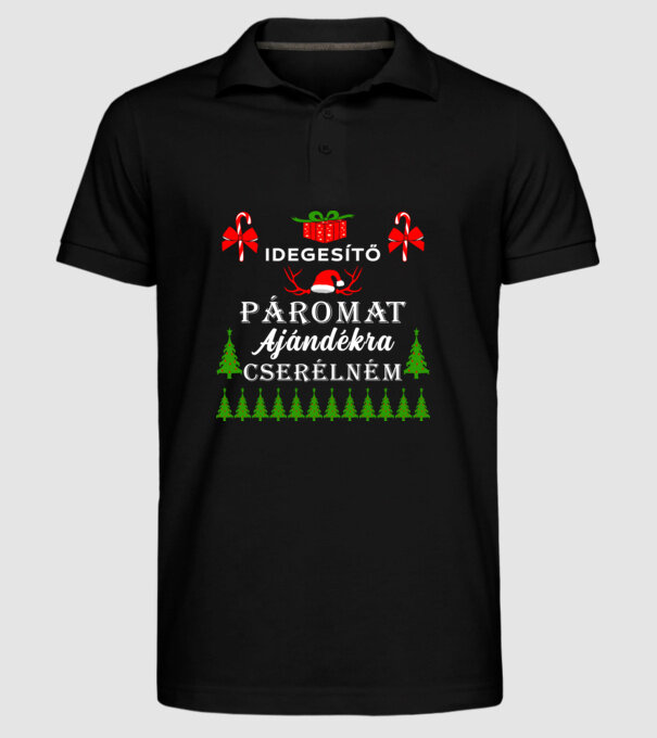  minta fekete pólón