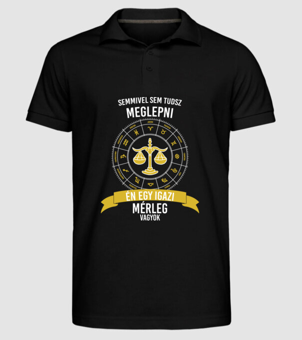  minta fekete pólón