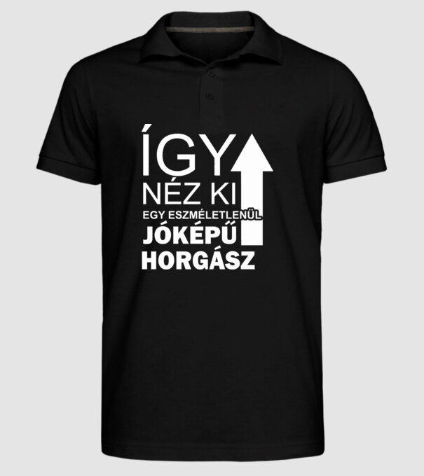  minta fekete pólón