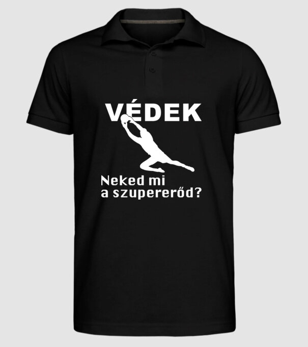  minta fekete pólón