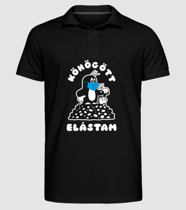  minta fekete pólón
