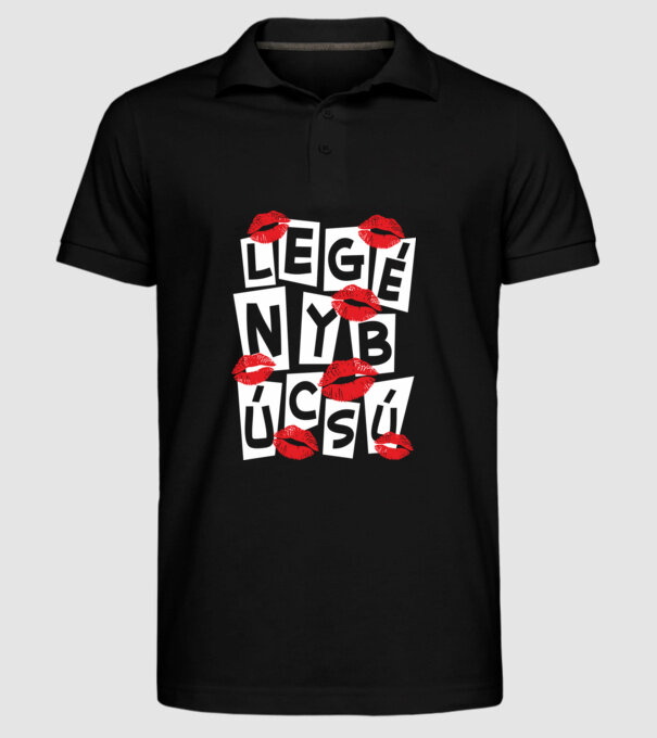  minta fekete pólón