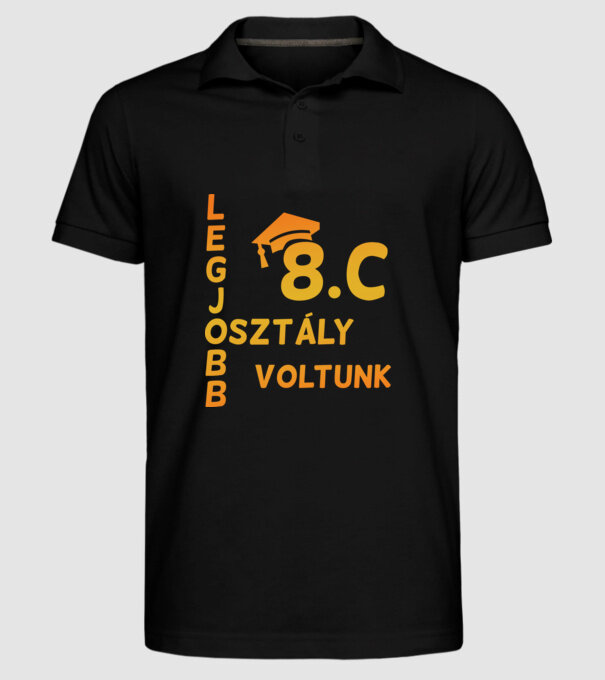  minta fekete pólón