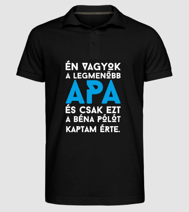  minta fekete pólón