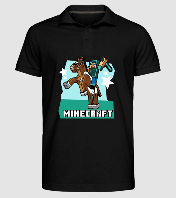  minta fekete pólón