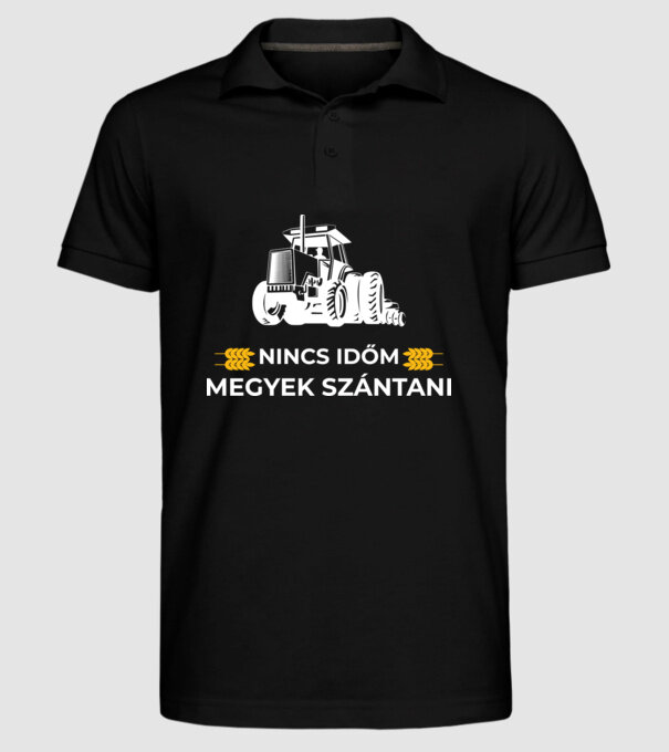  minta fekete pólón