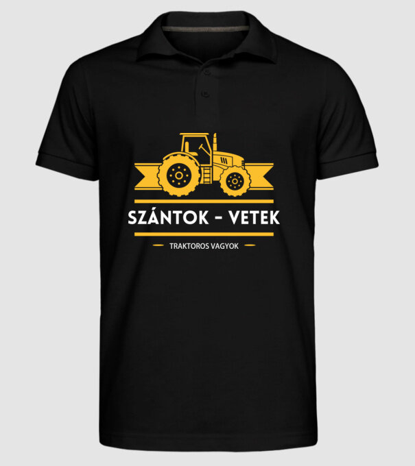  minta fekete pólón