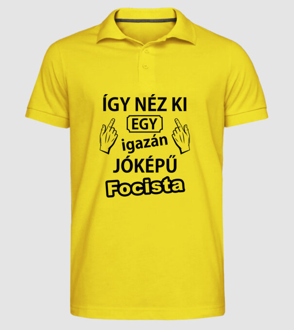  minta sárga pólón
