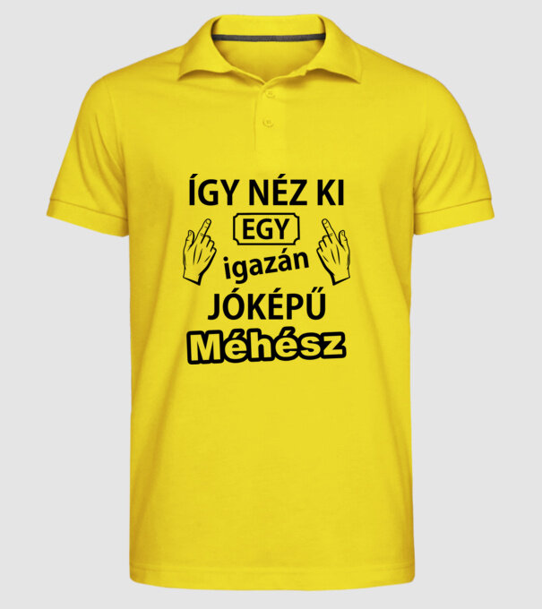  minta sárga pólón