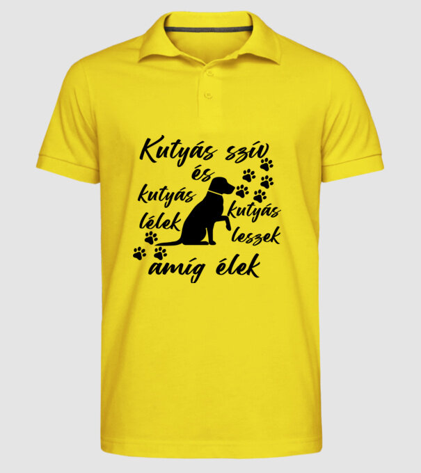  minta sárga pólón