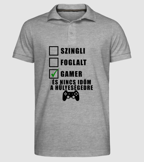  minta szürke pólón