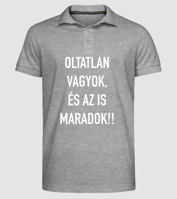  minta szürke pólón