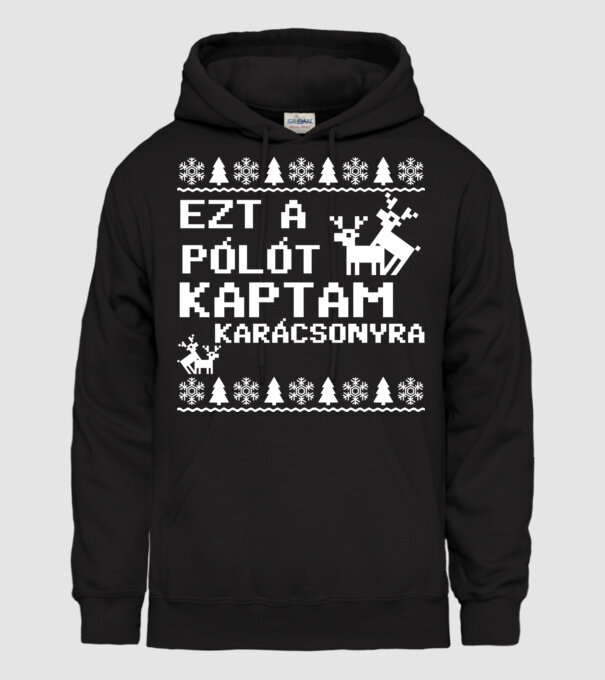  minta fekete pólón