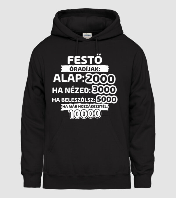  minta fekete pólón