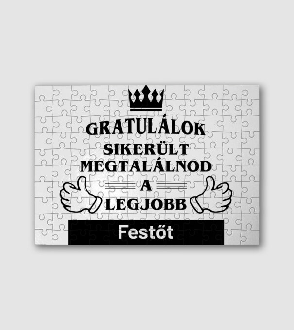  minta fehér pólón