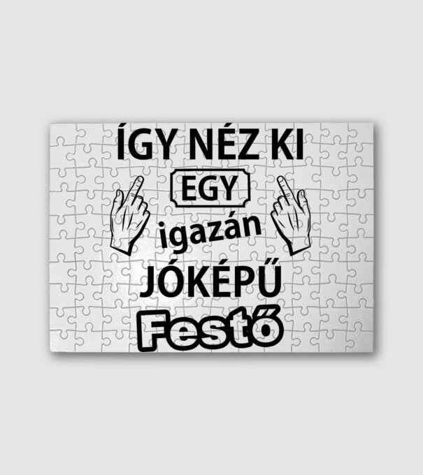  minta fehér pólón