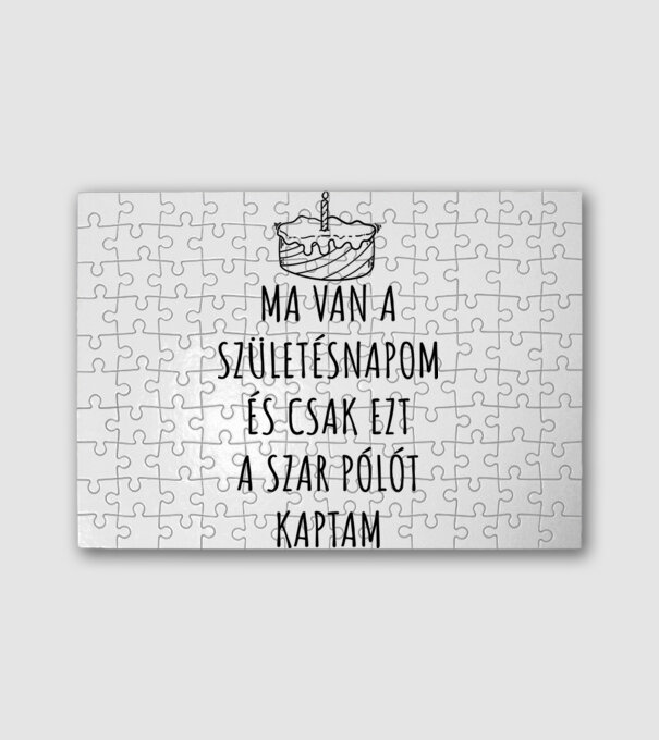  minta fehér pólón