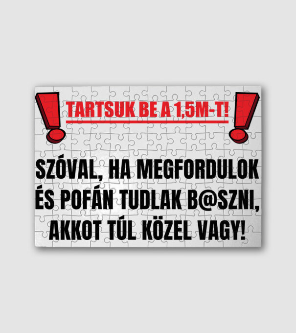  minta fehér pólón