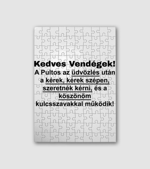  minta fehér pólón