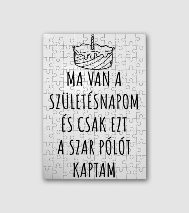  minta fehér pólón