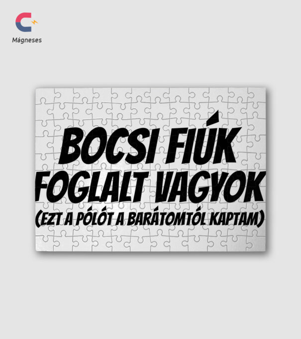 minta fehér pólón