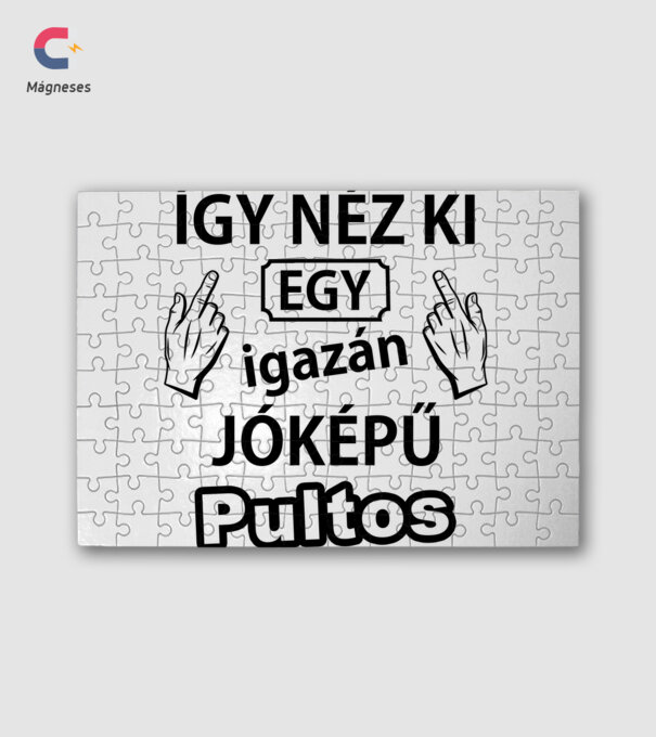  minta fehér pólón