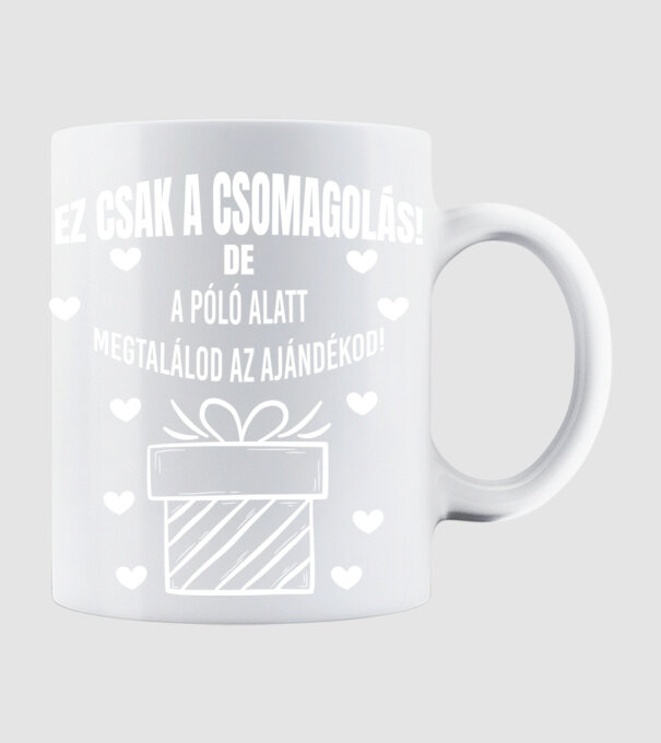  minta fehér pólón